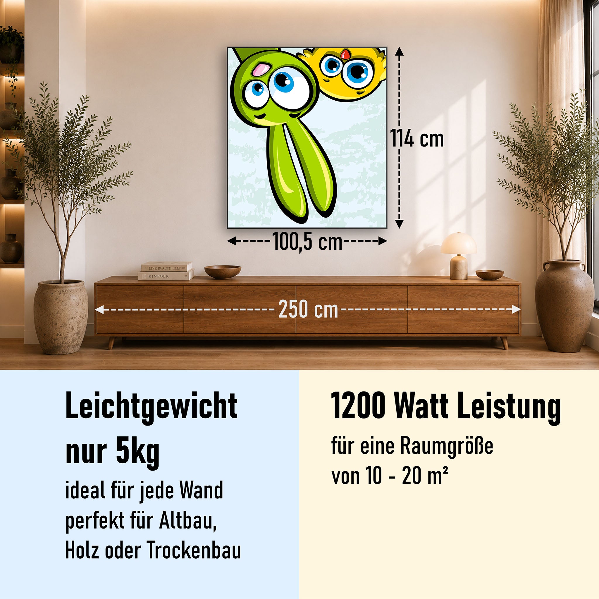 Bild Infrarotheizung 350-1200W Motiv 044H Animation
