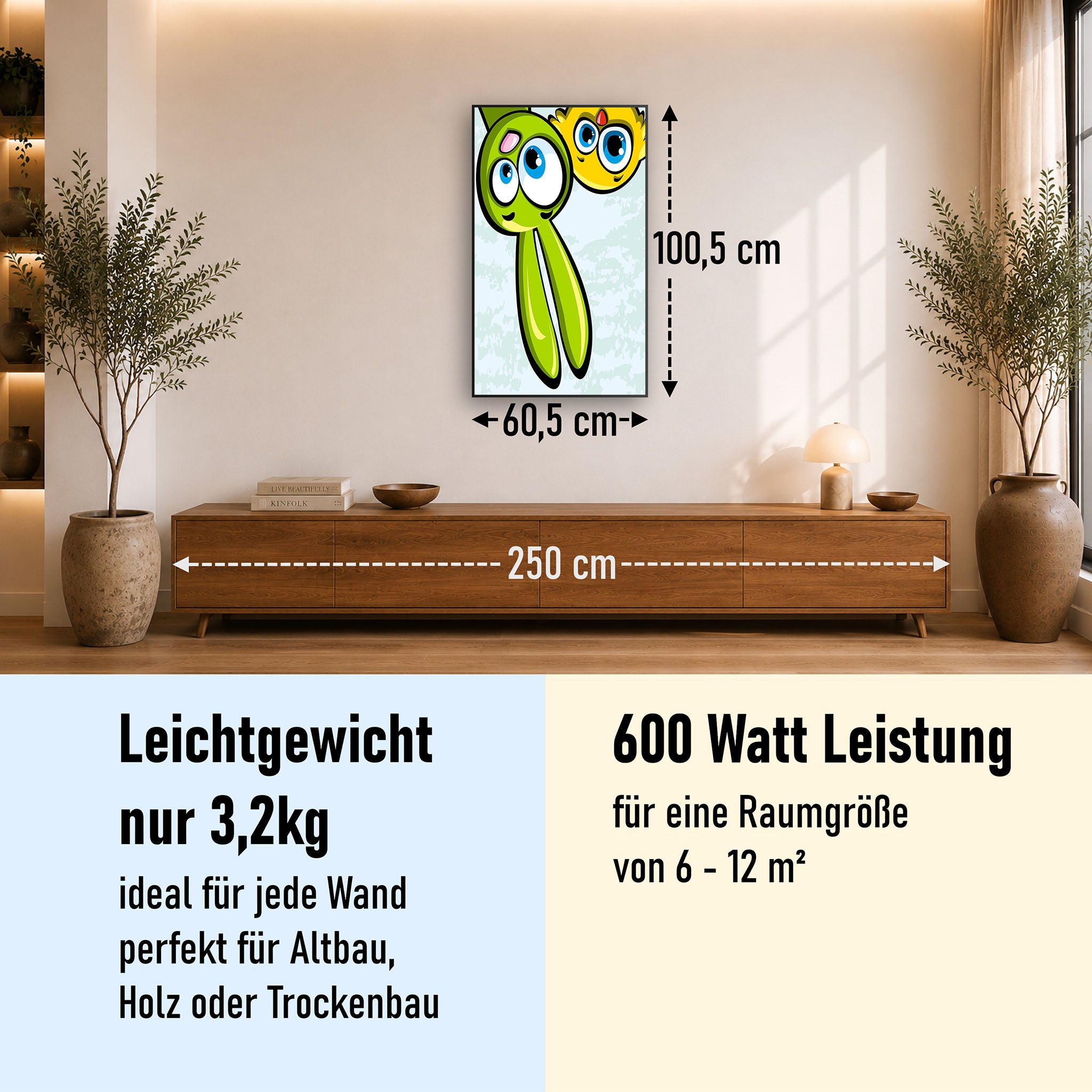 Bild Infrarotheizung 350-1200W Motiv 044H Animation