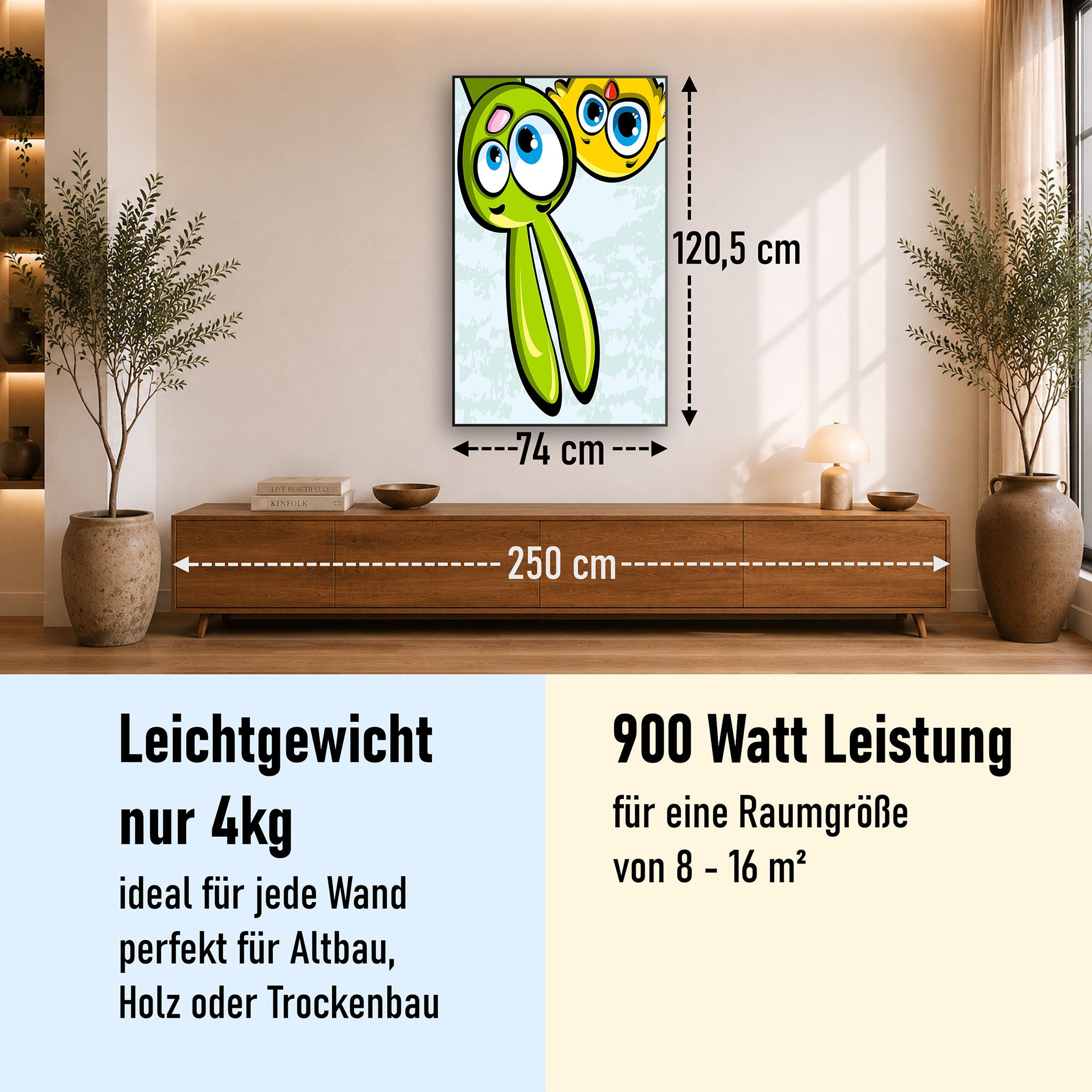 Bild Infrarotheizung 350-1200W Motiv 044H Animation