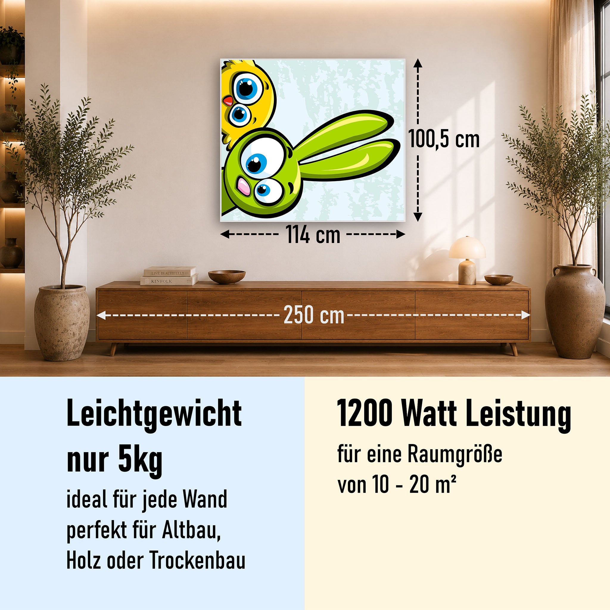 Bild Infrarotheizung 350-1200W Motiv 044 Animation
