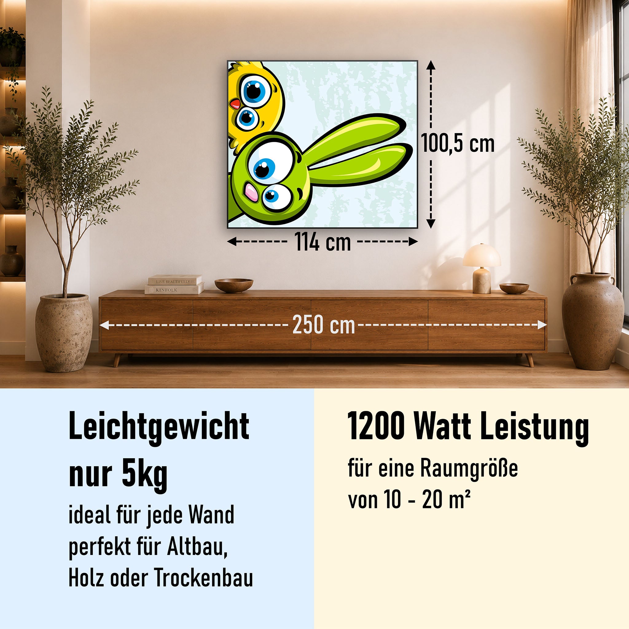 Bild Infrarotheizung 350-1200W Motiv 044 Animation