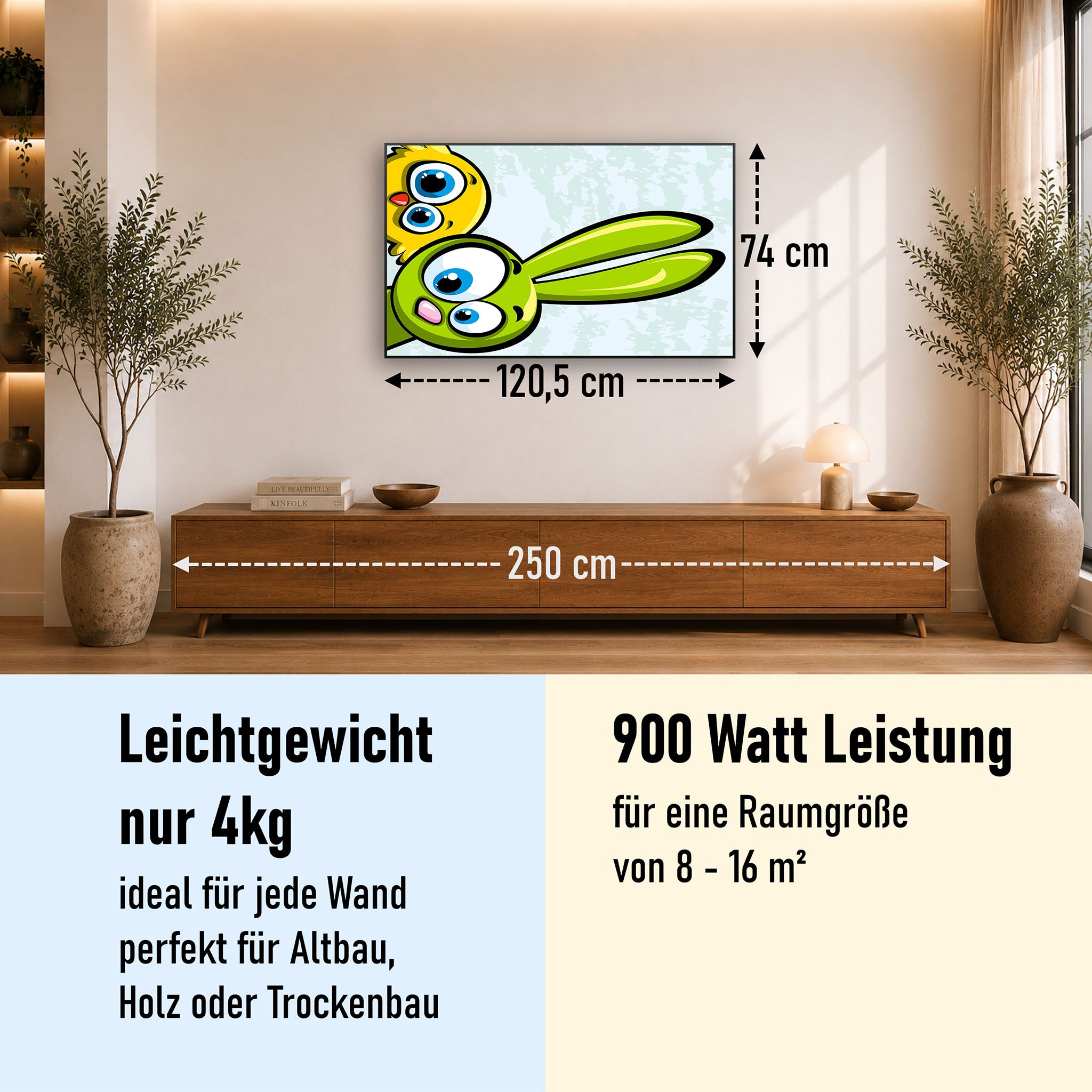Bild Infrarotheizung 350-1200W Motiv 044 Animation