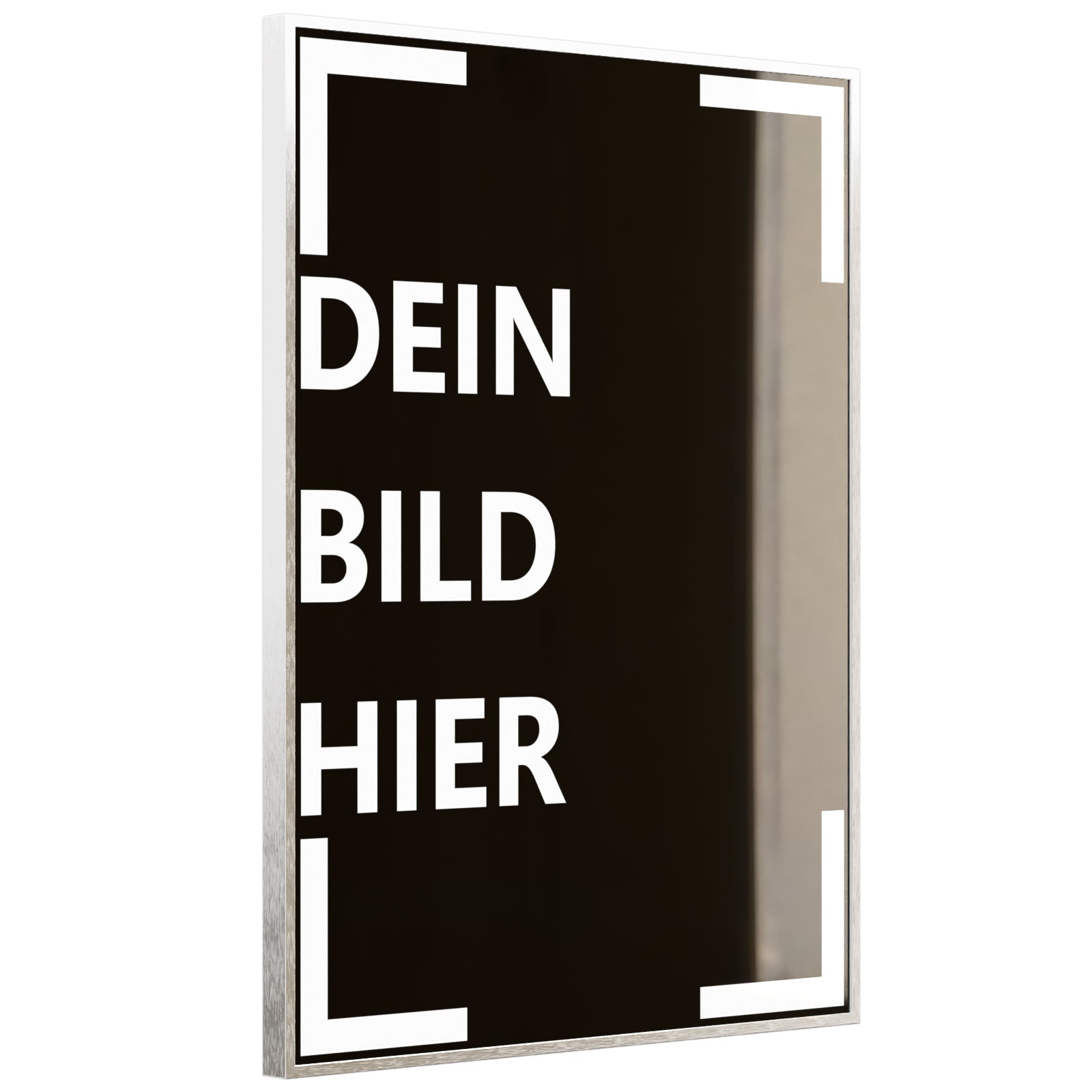 Deko Glas Bild Eigenes Motiv 60,5x80,5cm Hochformat