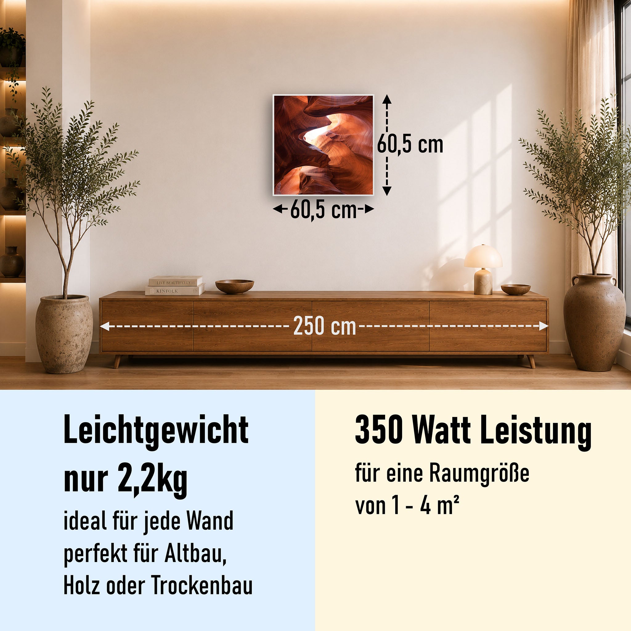 Bild Infrarotheizung 350-1200W Motiv 054H Canyon