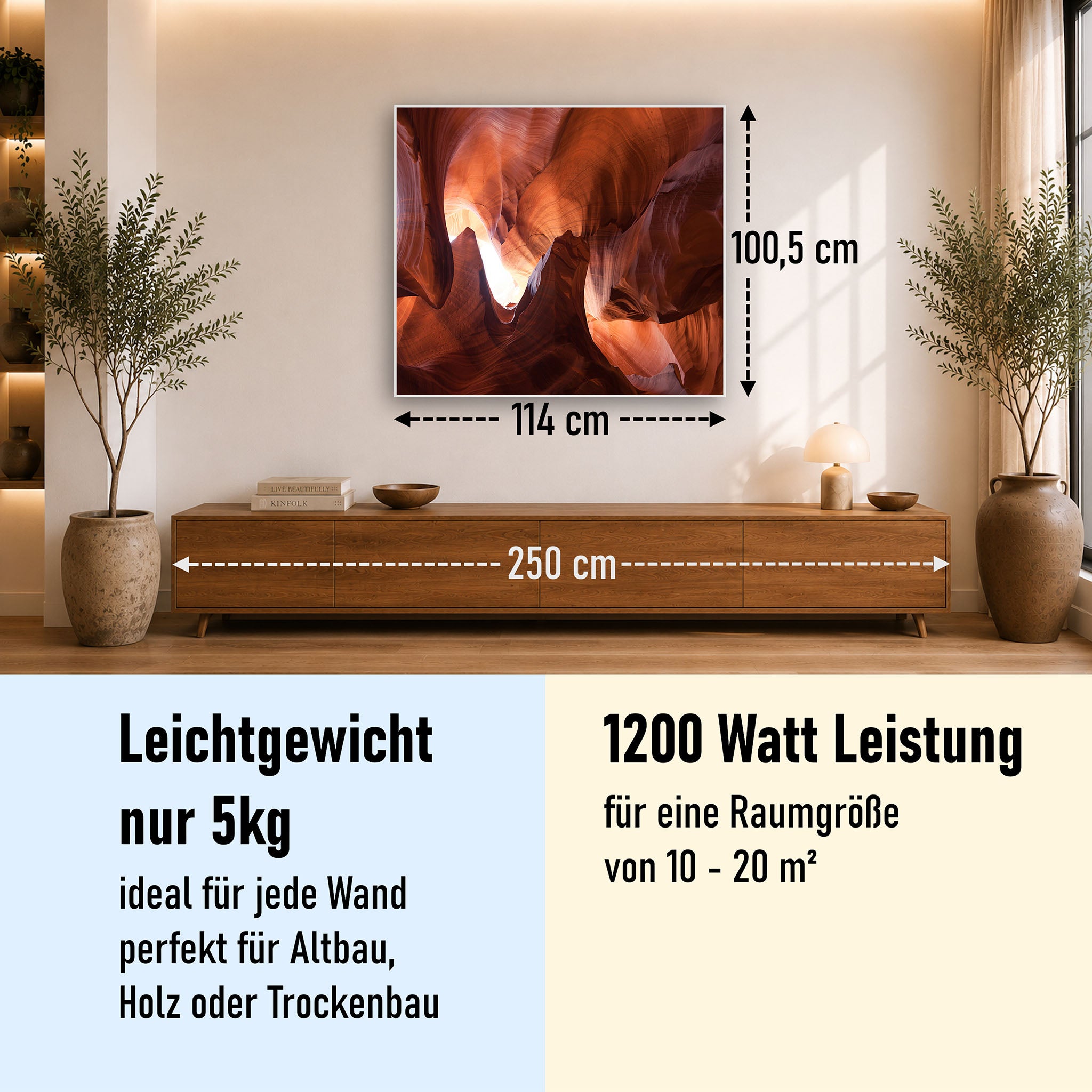 Bild Infrarotheizung 350-1200W Motiv 054 Canyon