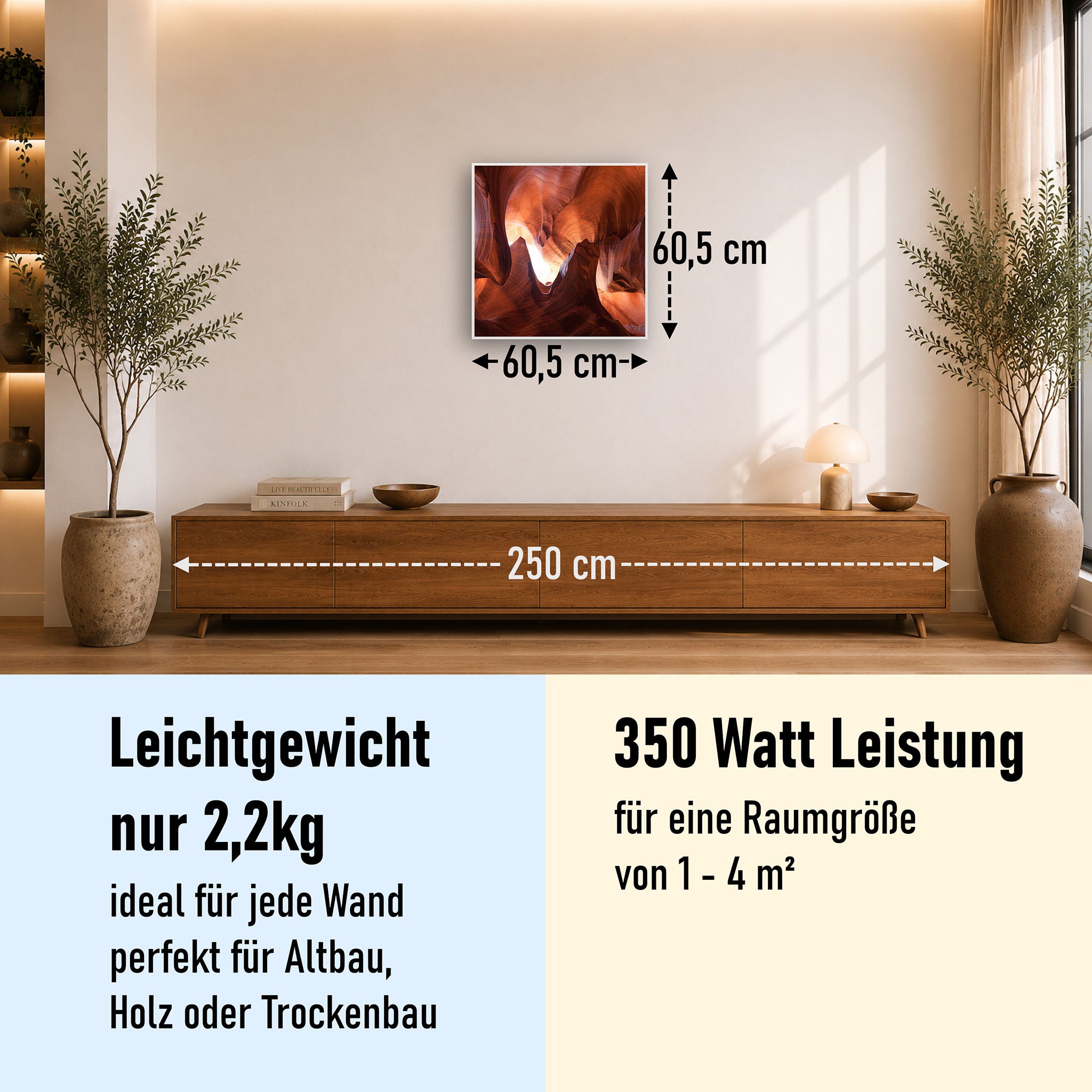 Bild Infrarotheizung 350-1200W Motiv 054 Canyon