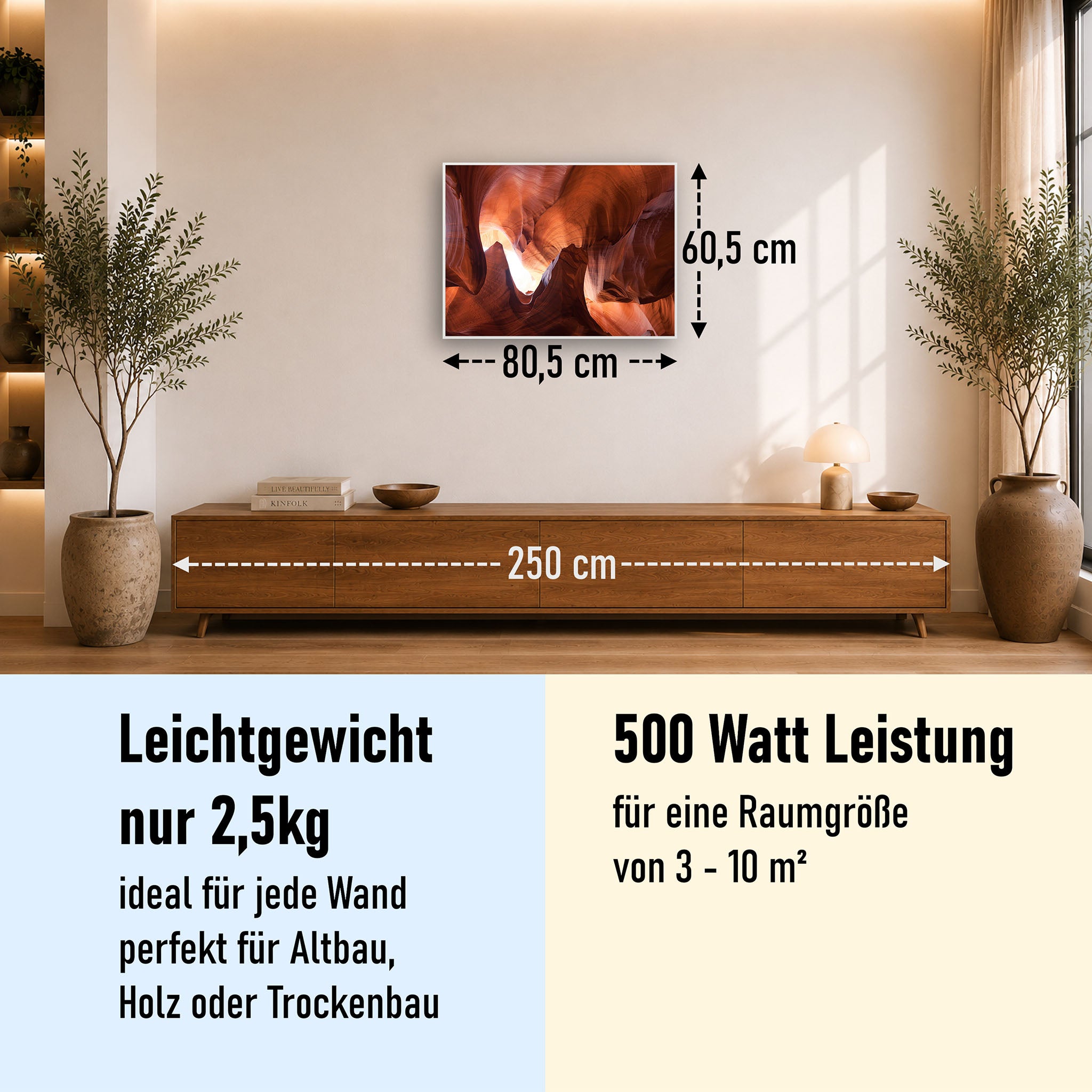 Bild Infrarotheizung 350-1200W Motiv 054 Canyon