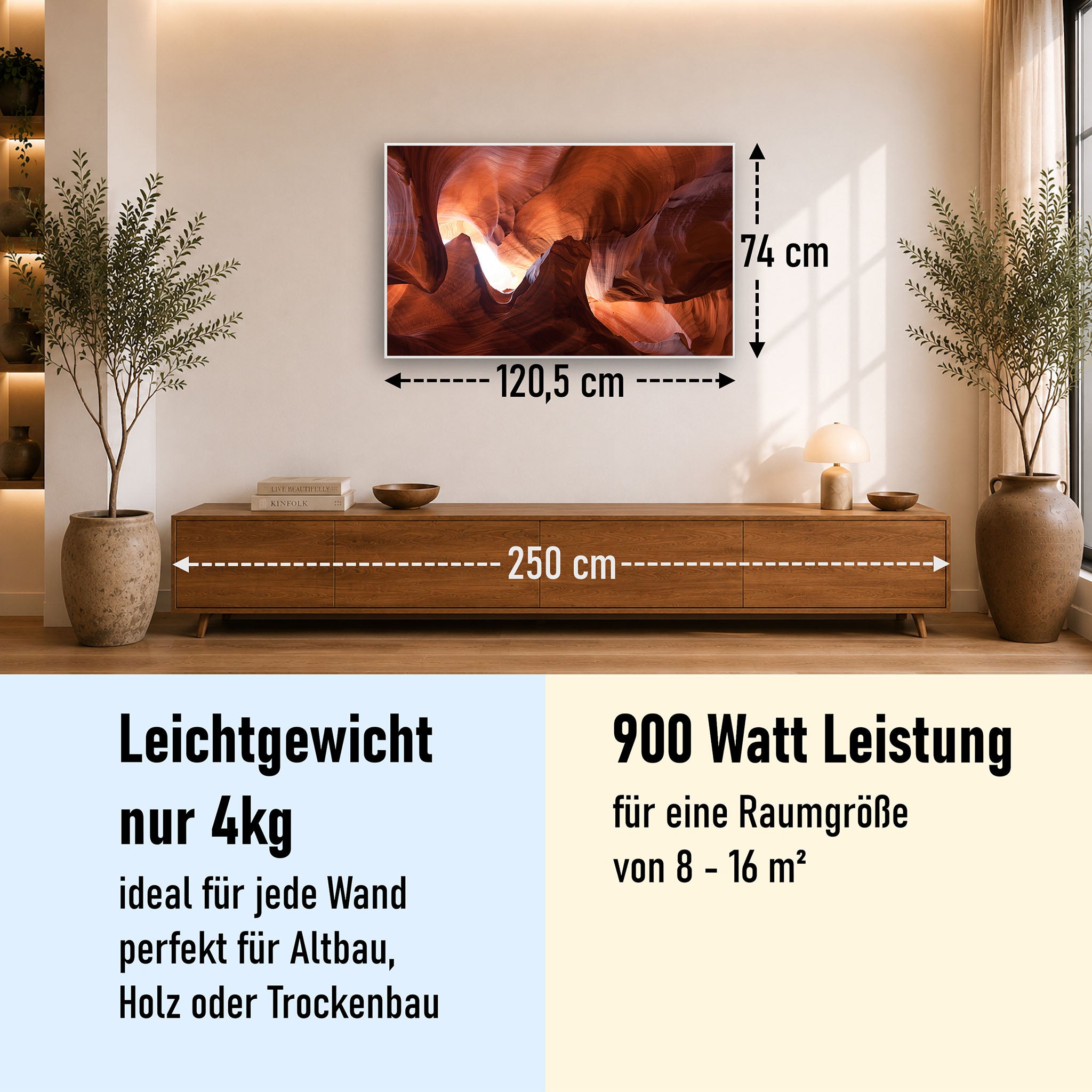 Bild Infrarotheizung 350-1200W Motiv 054 Canyon