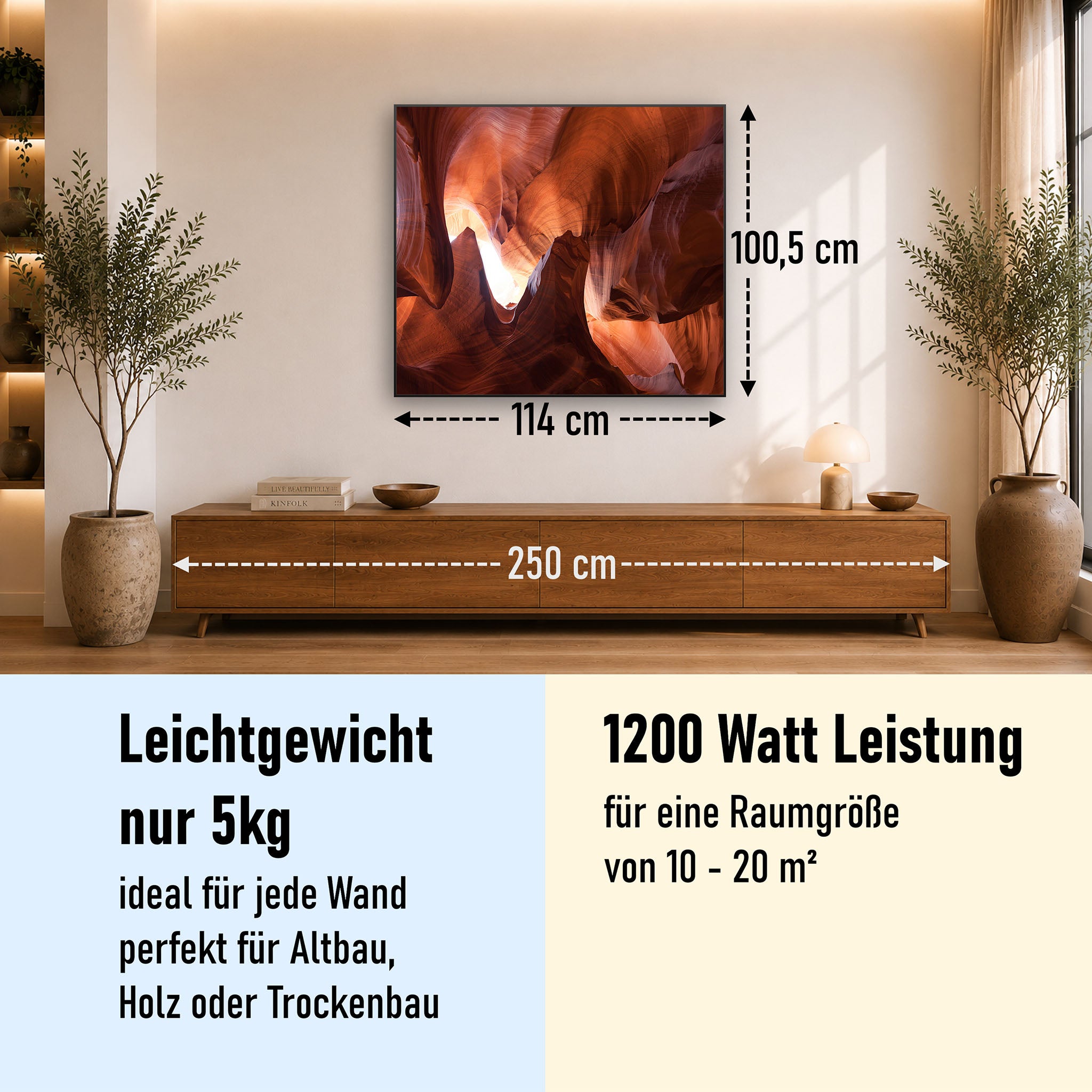 Bild Infrarotheizung 350-1200W Motiv 054 Canyon