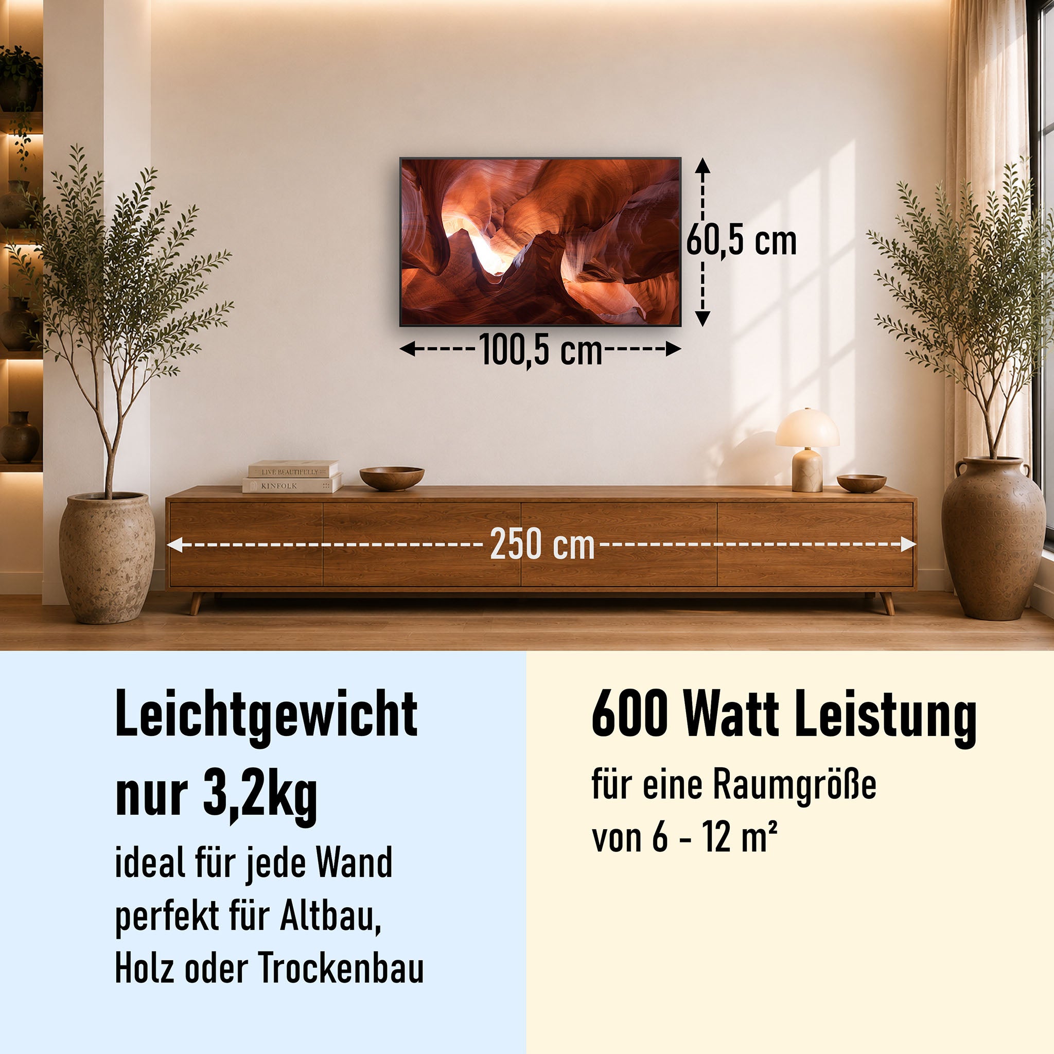 Bild Infrarotheizung 350-1200W Motiv 054 Canyon