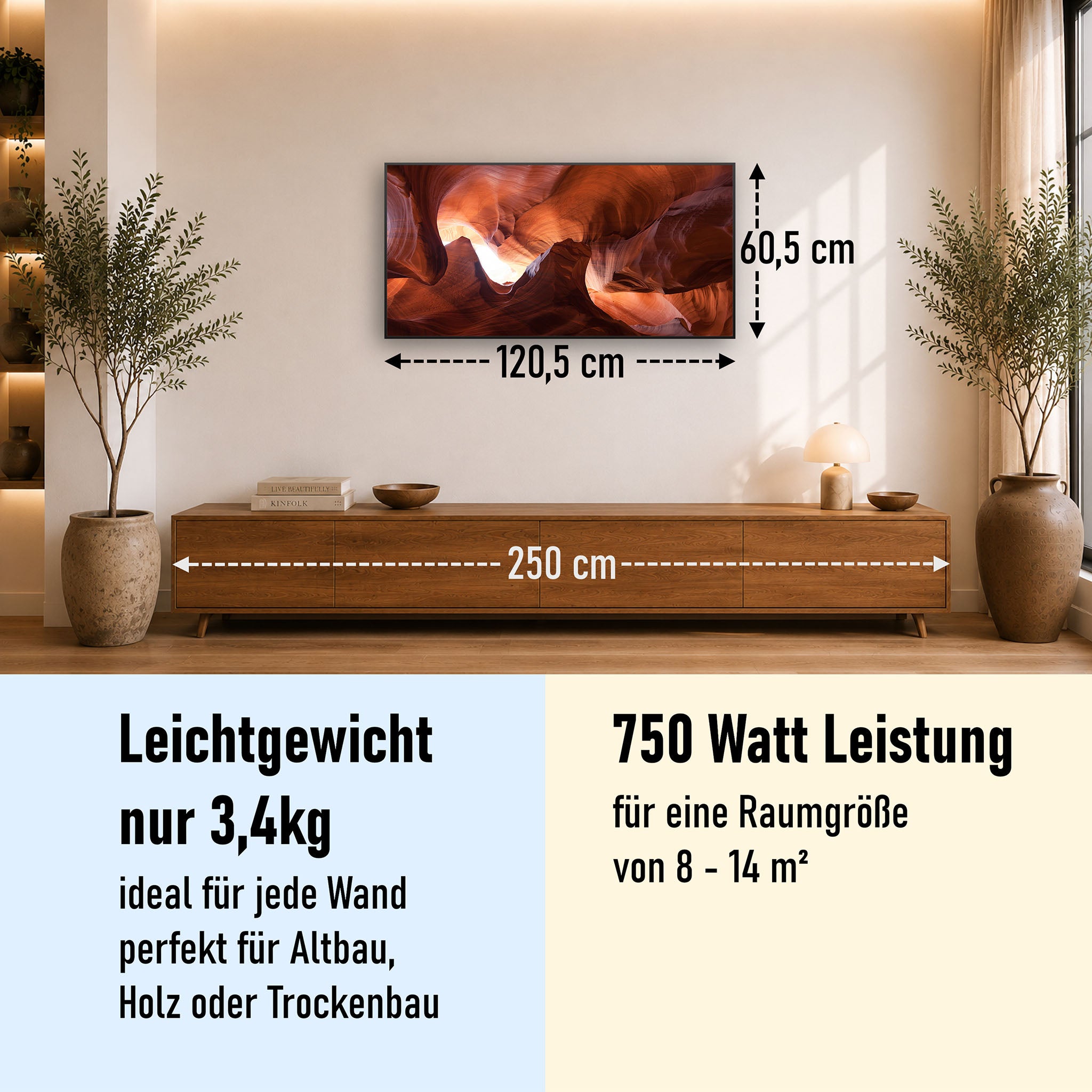 Bild Infrarotheizung 350-1200W Motiv 054 Canyon