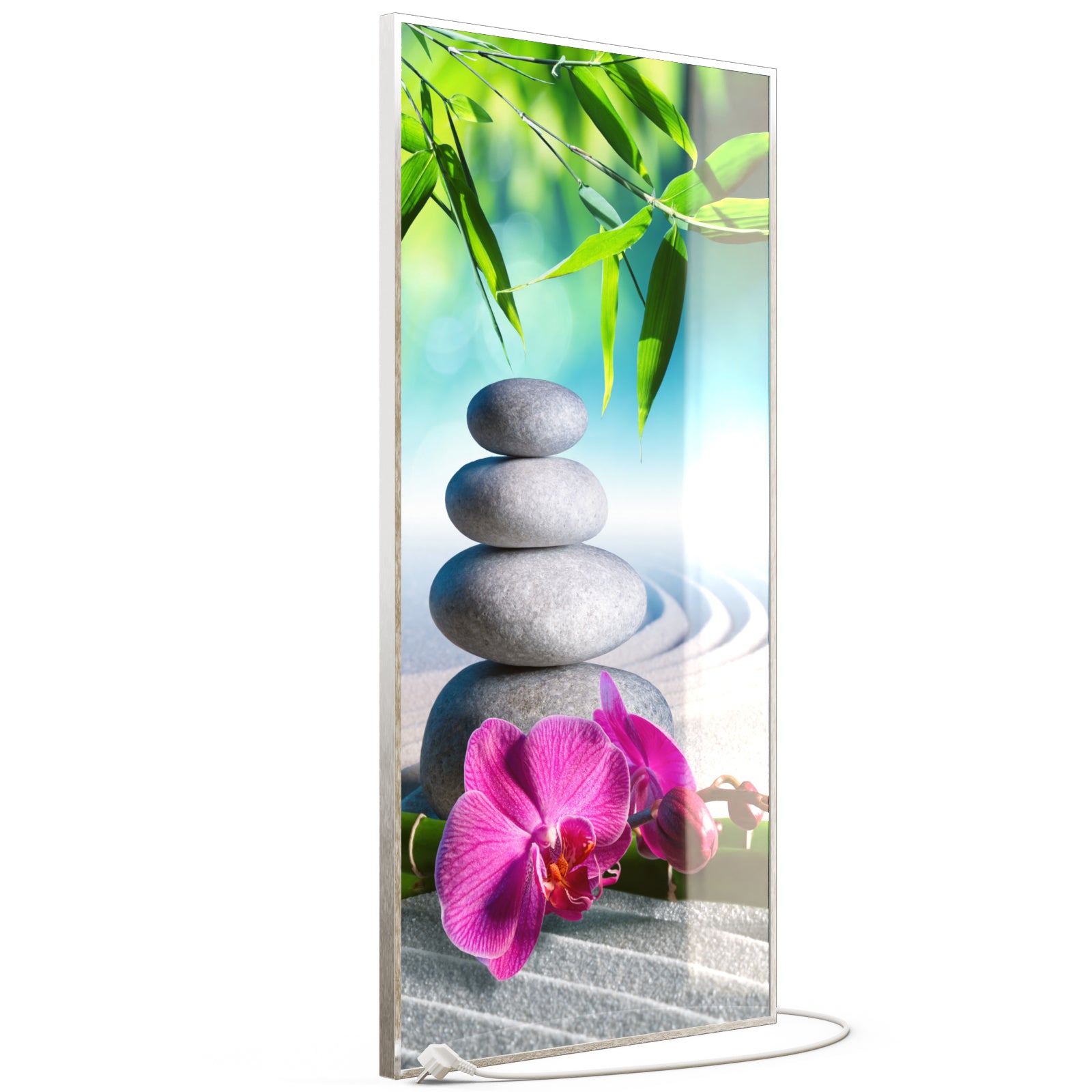 Glas Infrarotheizung 350-1200W Motiv 059h Zen Garten