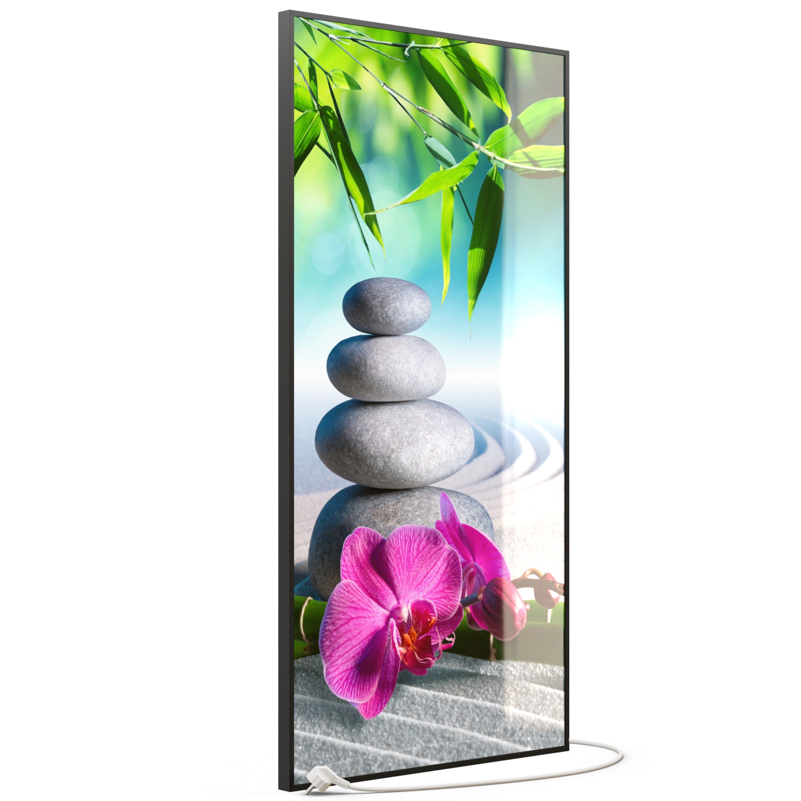 Glas Infrarotheizung 350-1200W Motiv 059h Zen Garten