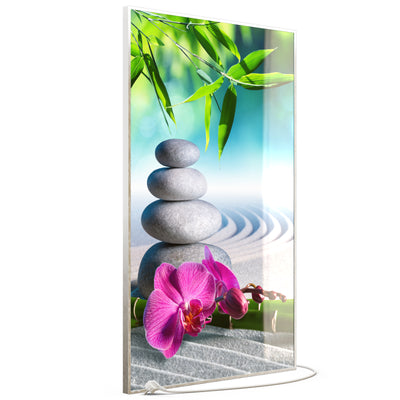 STEINFELD Glas Infrarotheizung 350-1200W Motiv 059h Zen Garten
