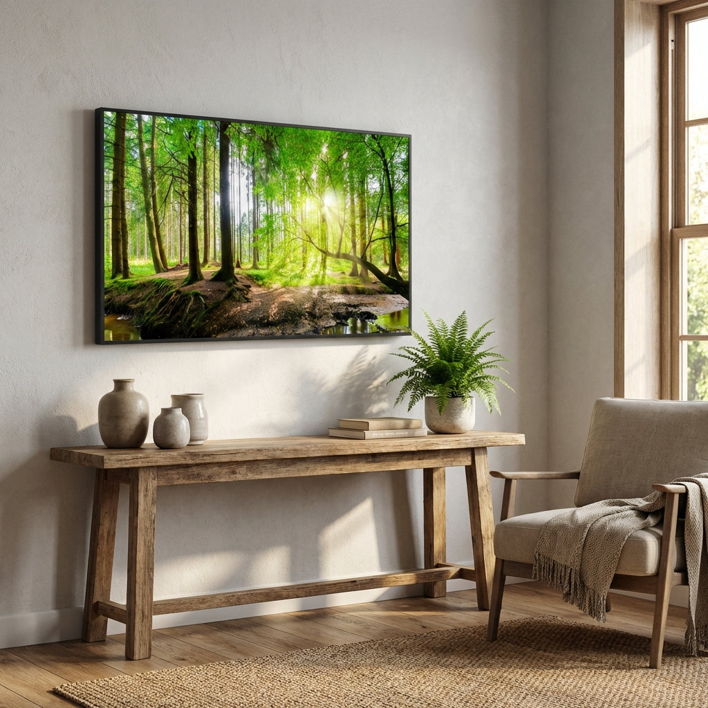 600 Watt 67 Wald Panorama Bild Infrarotheizung