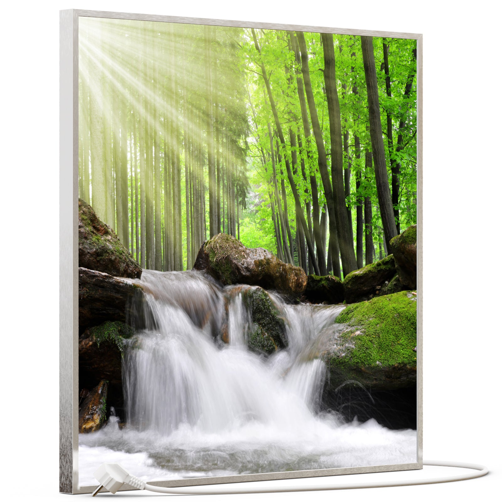 Bild Infrarotheizung 350-1200W Motiv 065 Wasserfall Wald