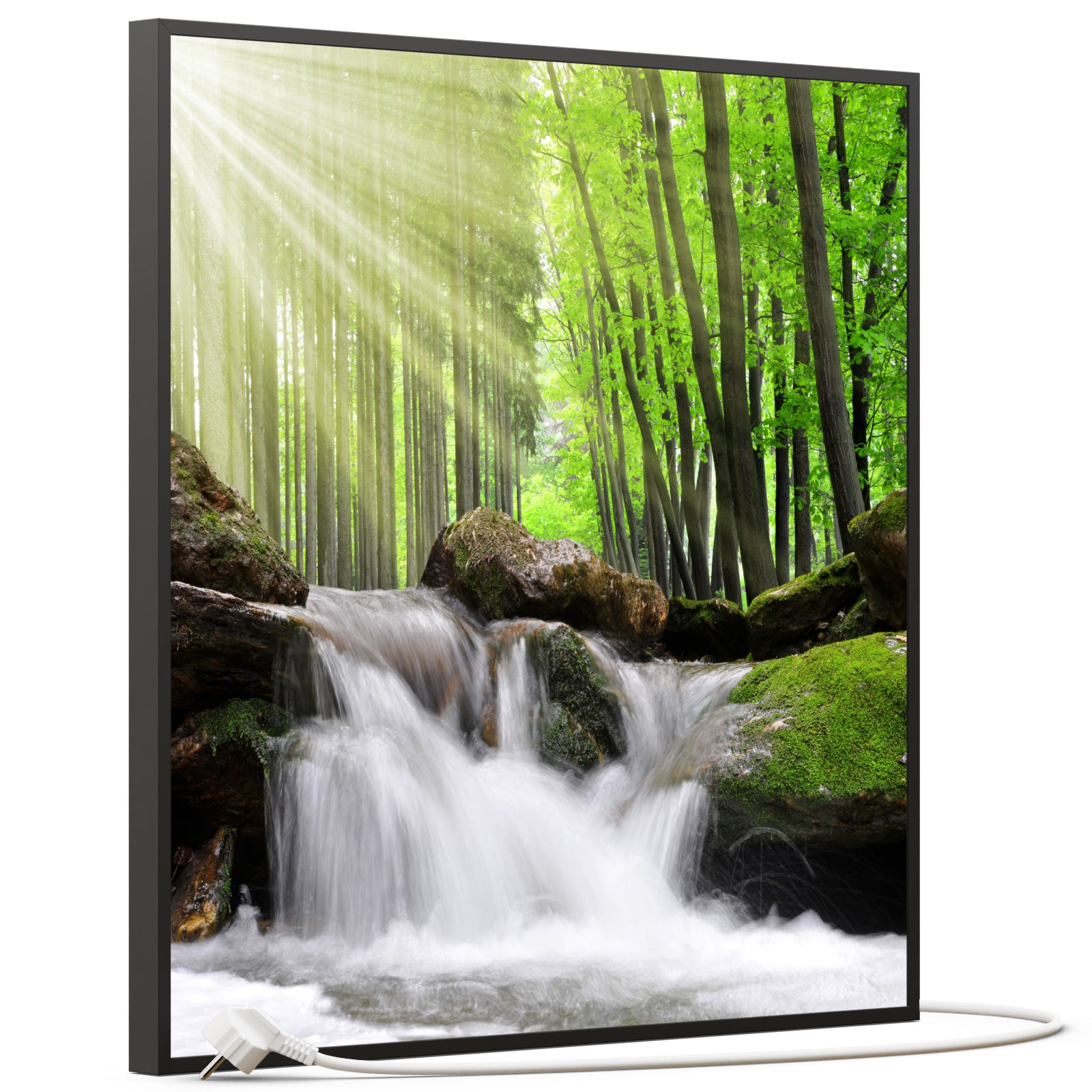 Bild Infrarotheizung 350-1200W Motiv 065 Wasserfall Wald