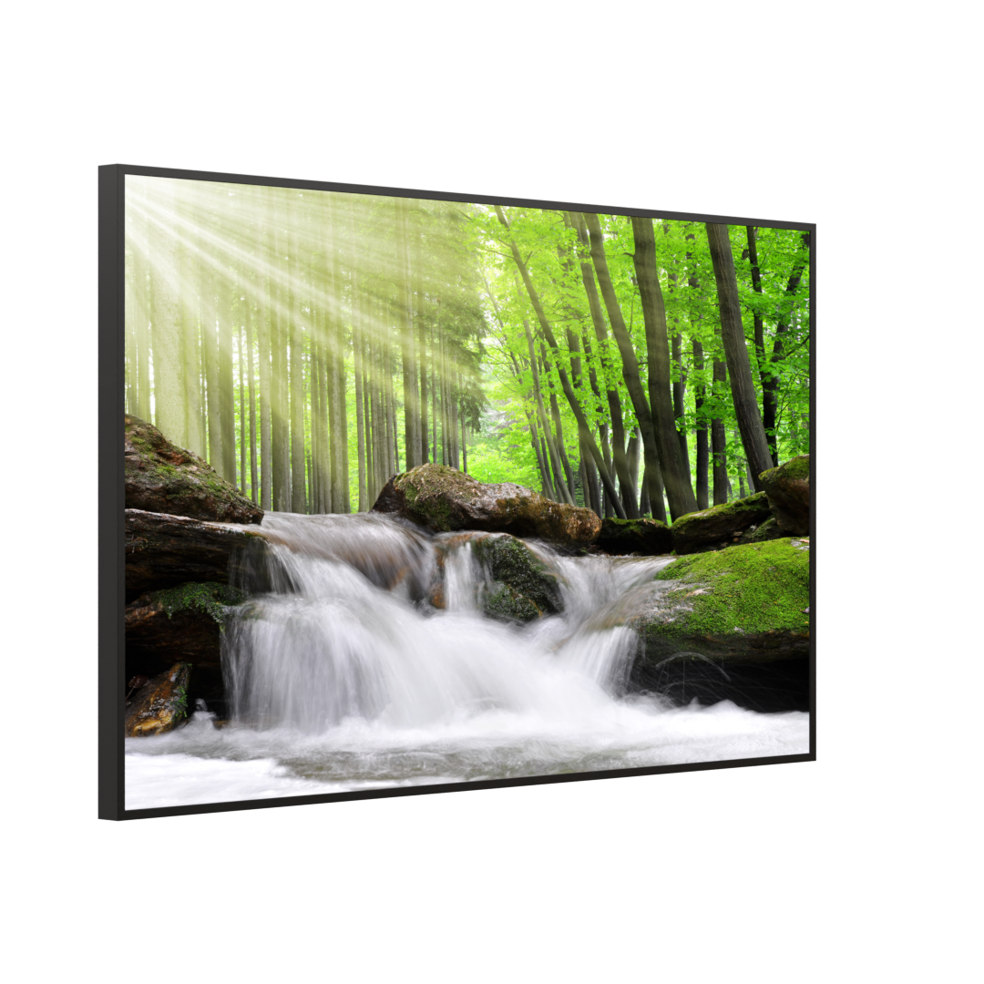Bild Infrarotheizung 350-1200W Motiv 065 Wasserfall Wald
