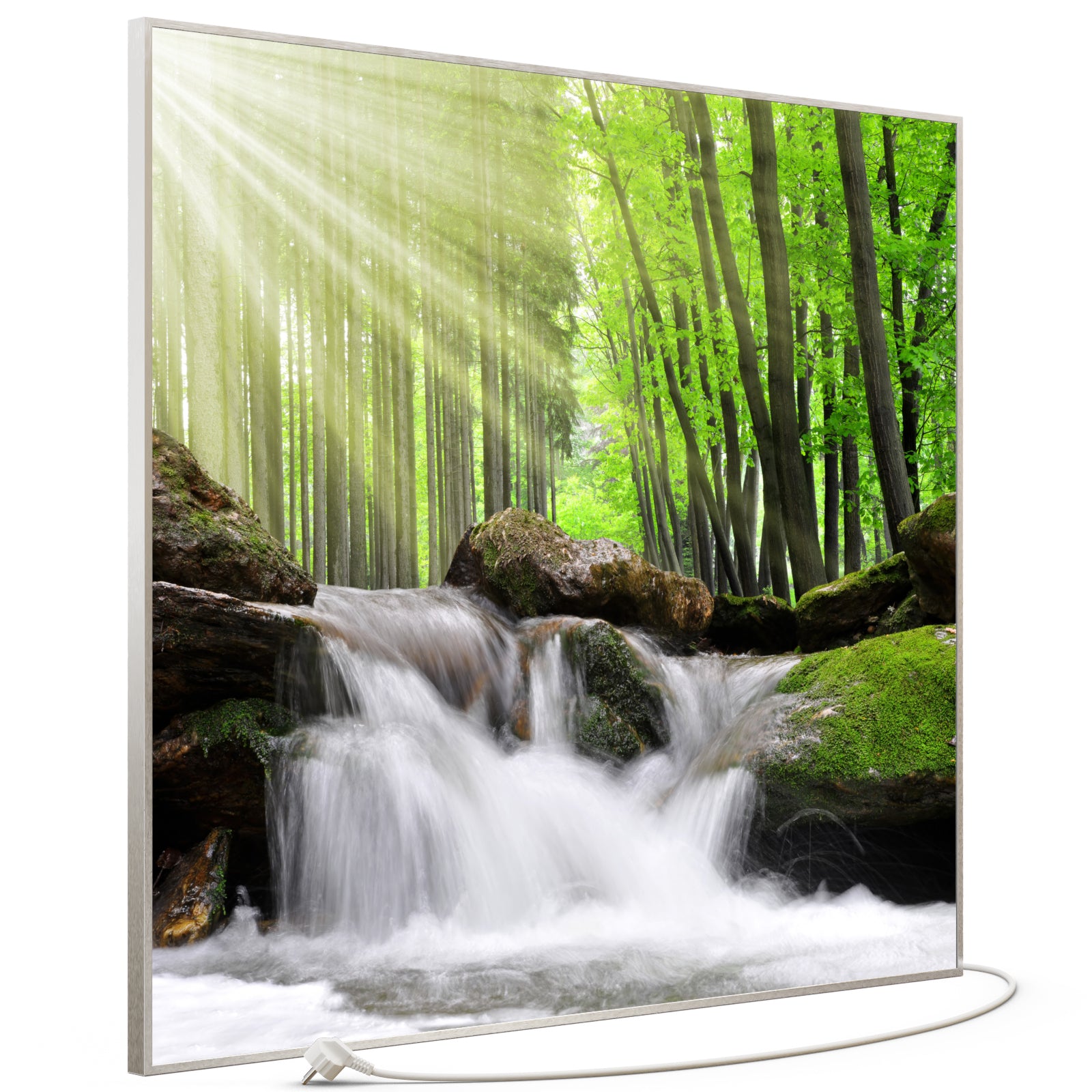 Bild Infrarotheizung 350-1200W Motiv 065 Wasserfall Wald