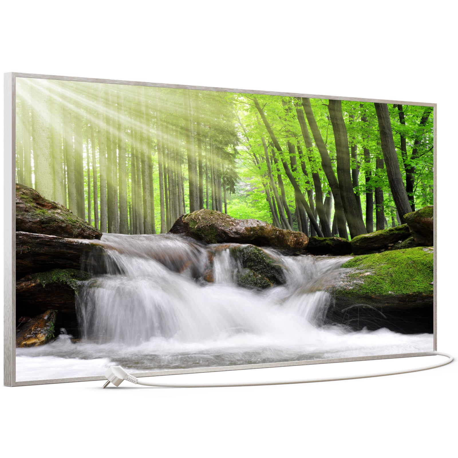 Bild Infrarotheizung 350-1200W Motiv 065 Wasserfall Wald