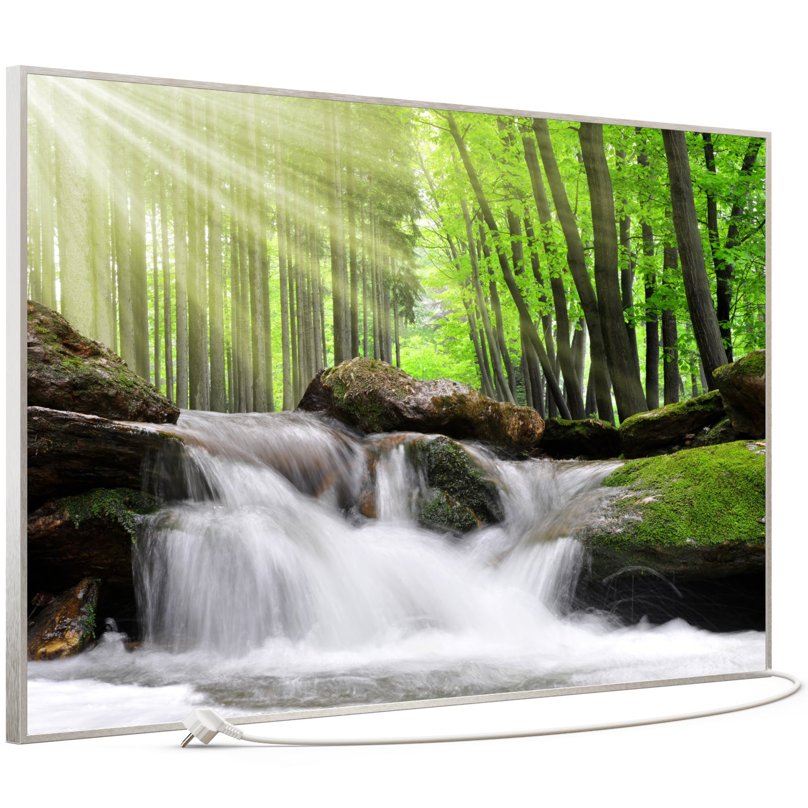 Bild Infrarotheizung 350-1200W Motiv 065 Wasserfall Wald