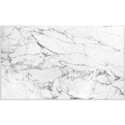 STEINFELD Glas Infrarotheizung 350-1200W Motiv 068 Marmor Weiß