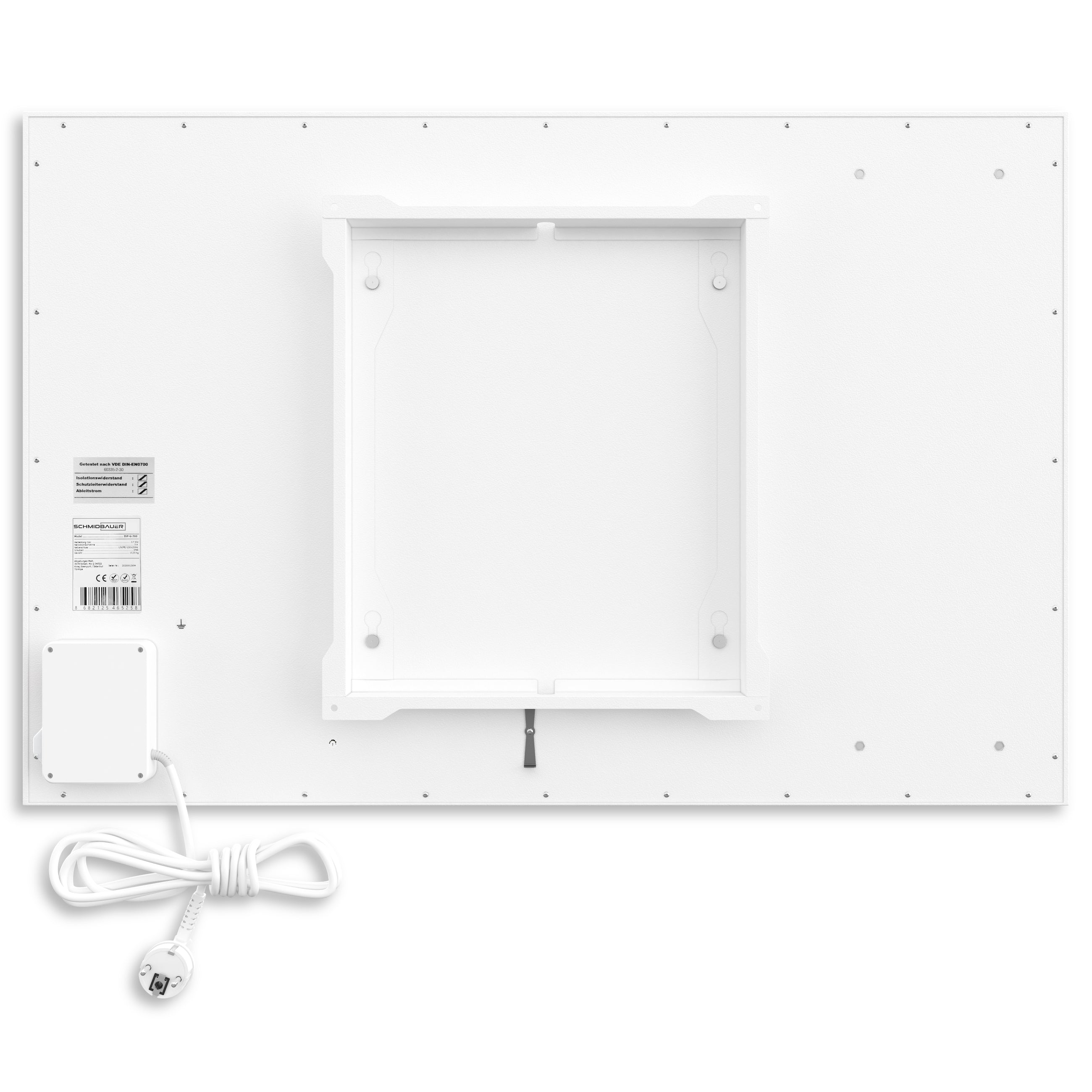 Rahmenlose Decken-Wand Infrarotheizung mit Funk Thermostat