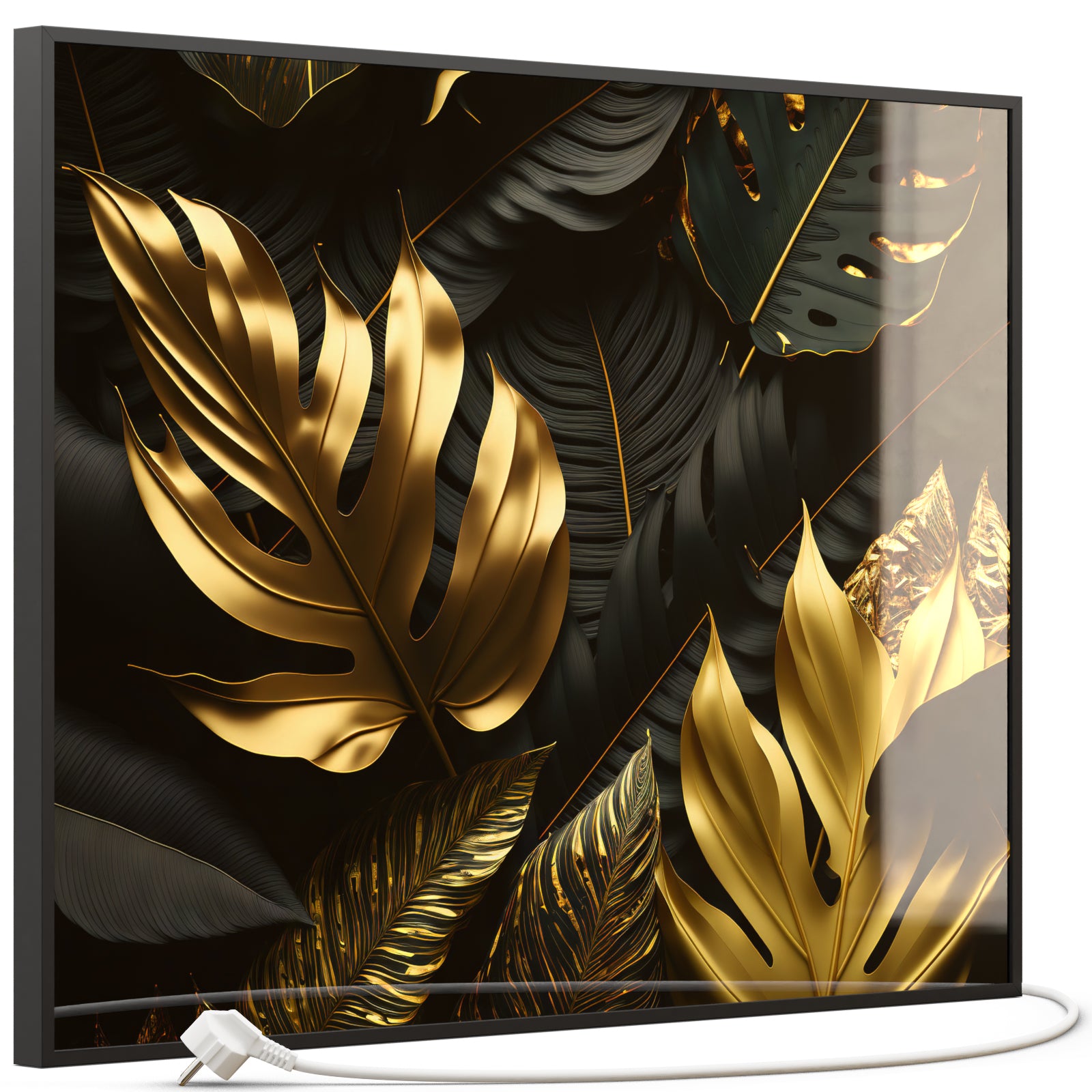 Glas Infrarotheizung 350-1200W Motiv 070 Goldenen Blättern