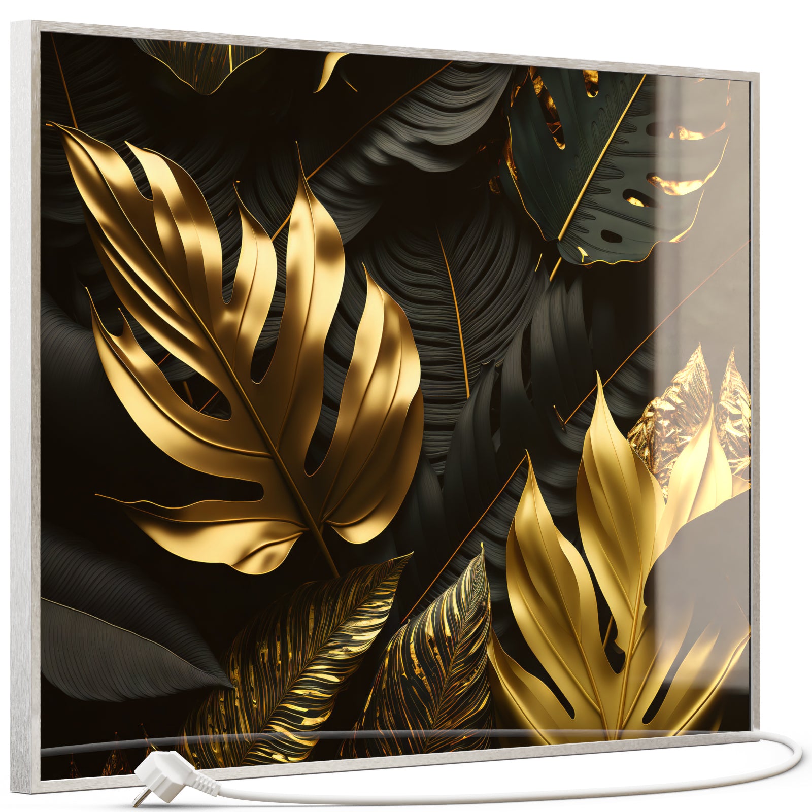 Glas Infrarotheizung 350-1200W Motiv 070 Goldenen Blättern