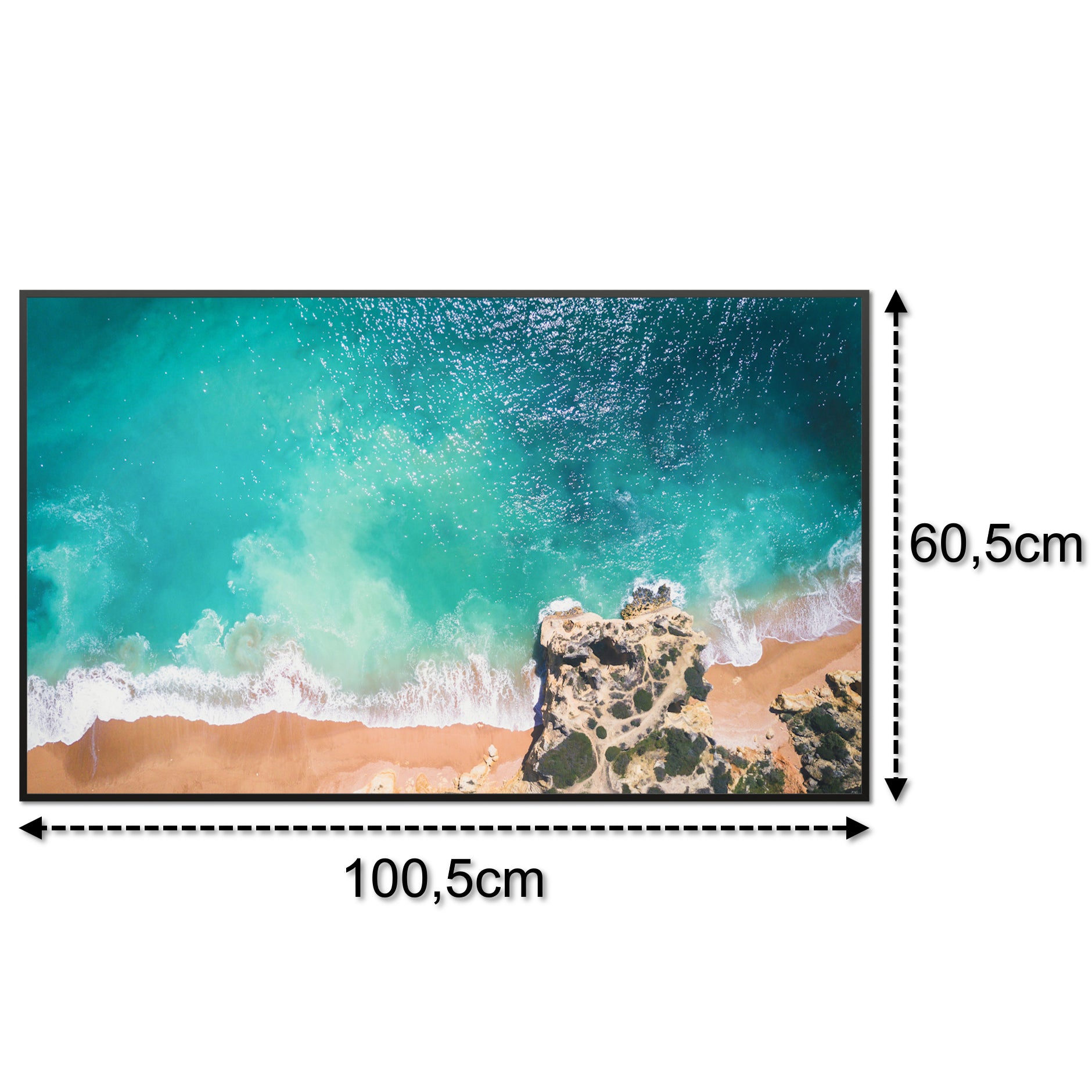 Bild Infrarotheizung 350-1200W Motiv 082 tropischer Sandstrand