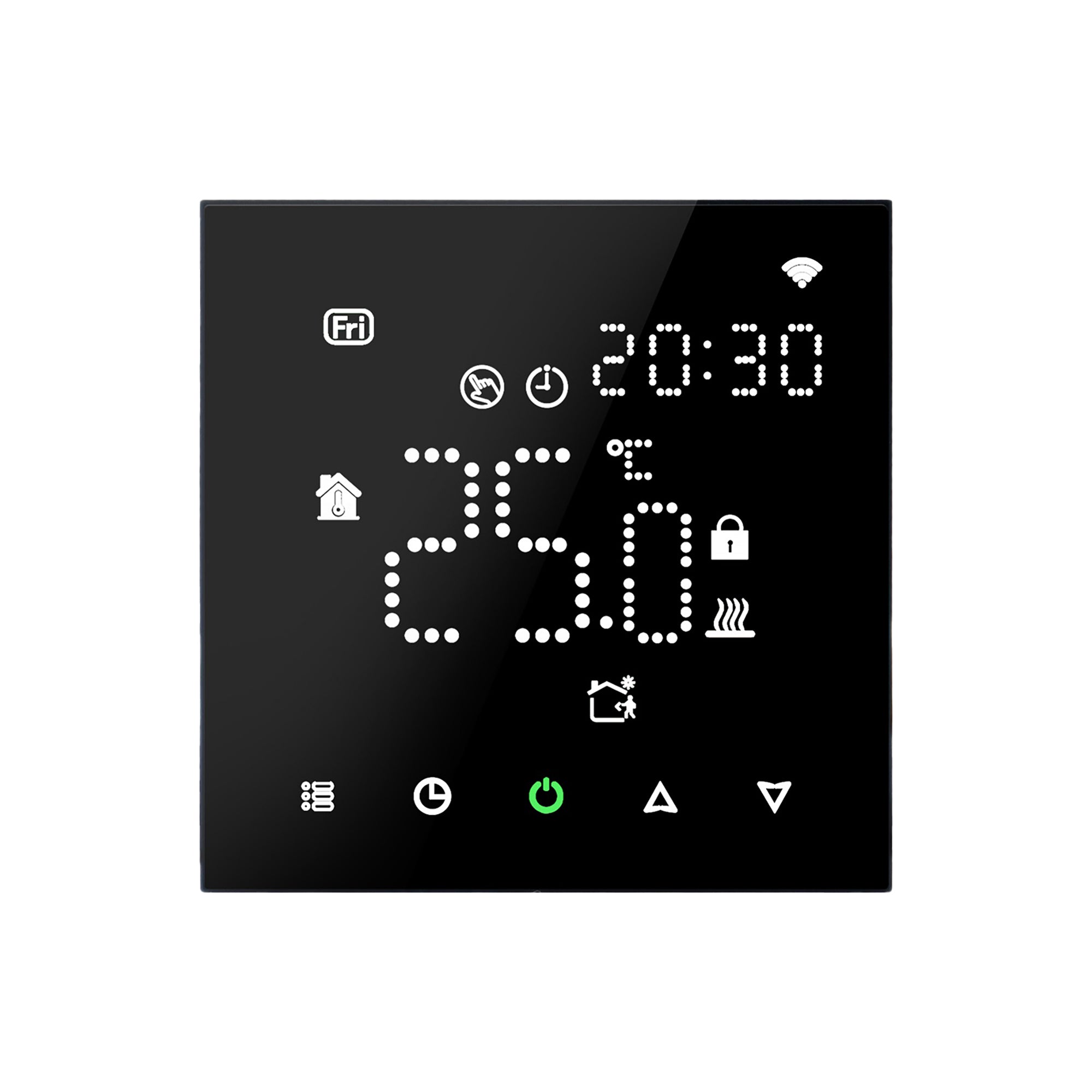 PT741-EI Raumthermostat mit WiFi Schwarz (Unterputz)