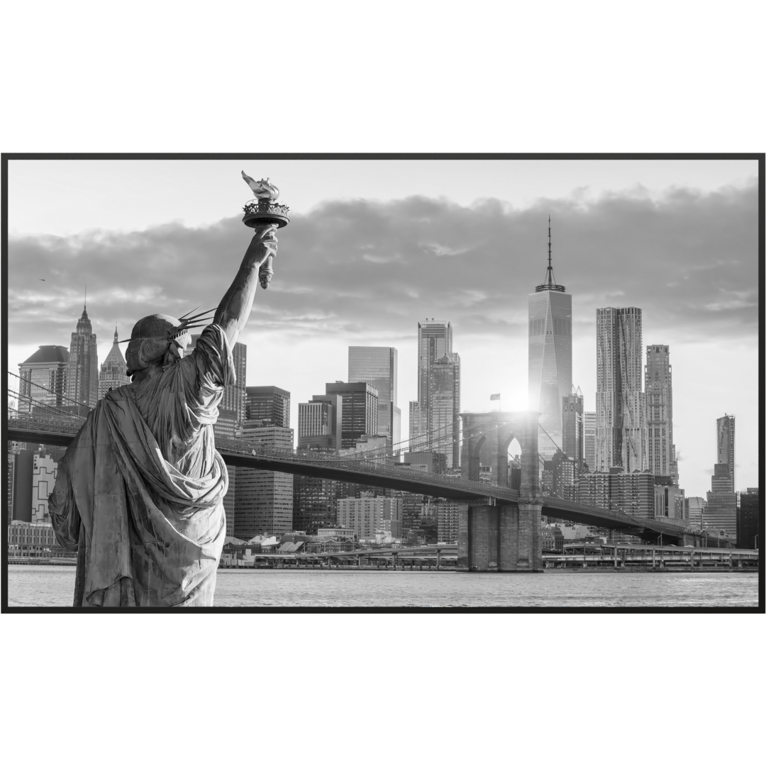 STEINFELD Glas Infrarotheizung 350-1200W Motiv 014 New York Freiheitsstatue