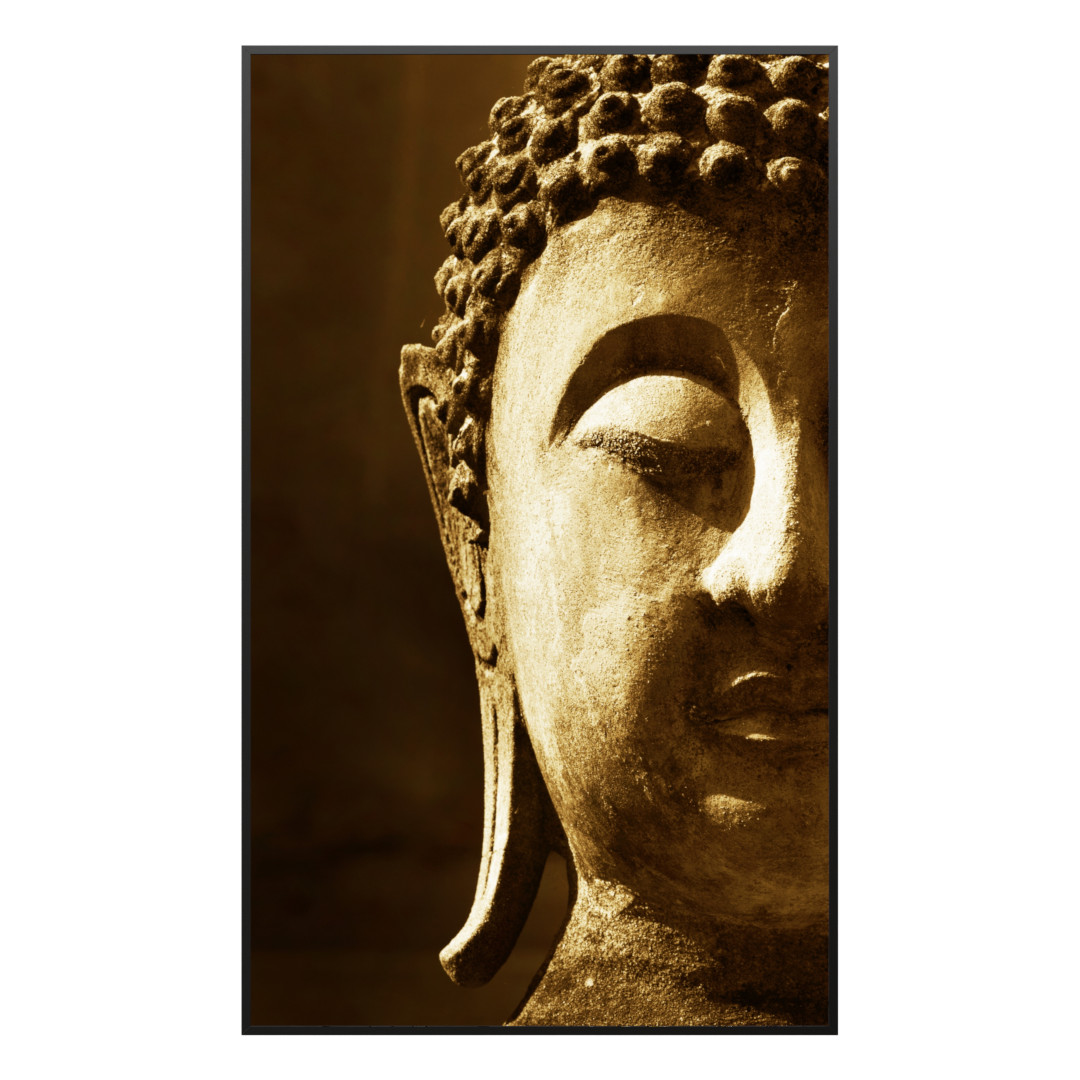 Glas Infrarotheizung 350-1200W Motiv 025H Buddha