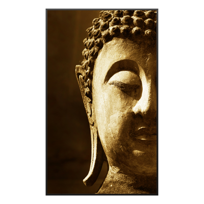 STEINFELD Glas Infrarotheizung 350-1200W Motiv 025H Buddha