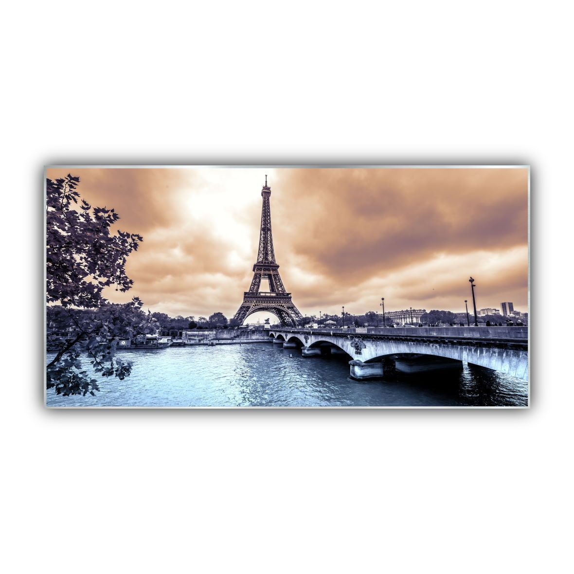 STEINFELD Bild Infrarotheizung 350-1200W Motiv 027 Eiffelturm