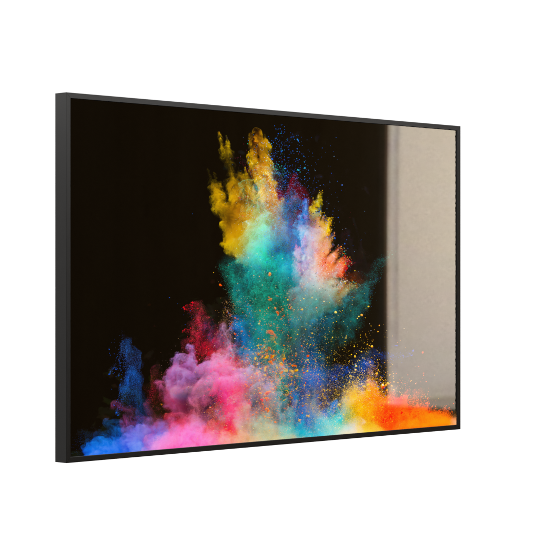 STEINFELD Deko Glas Wandbild Motiv 030 Farbexplosion