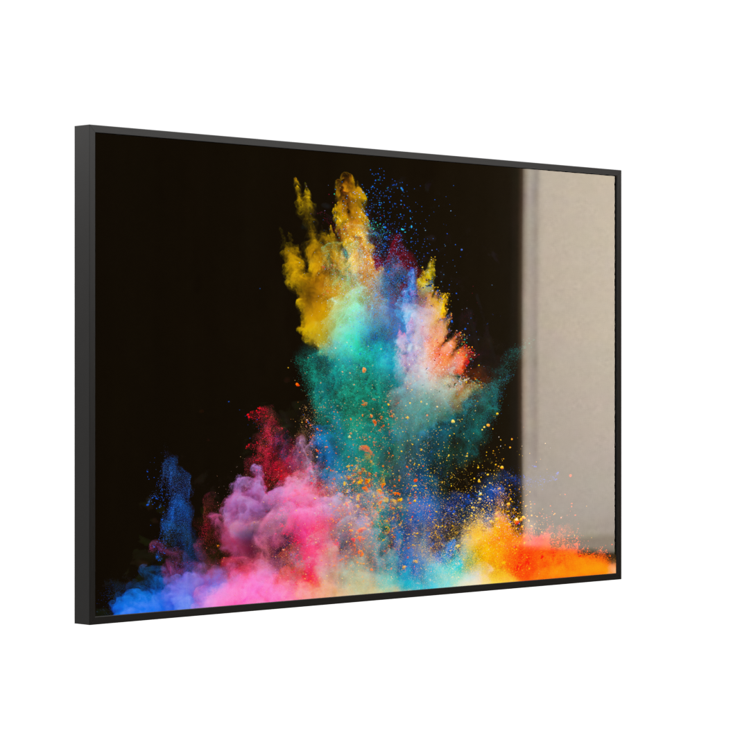 STEINFELD Glas Infrarotheizung 350-1200W Motiv 030 Farbexplosion