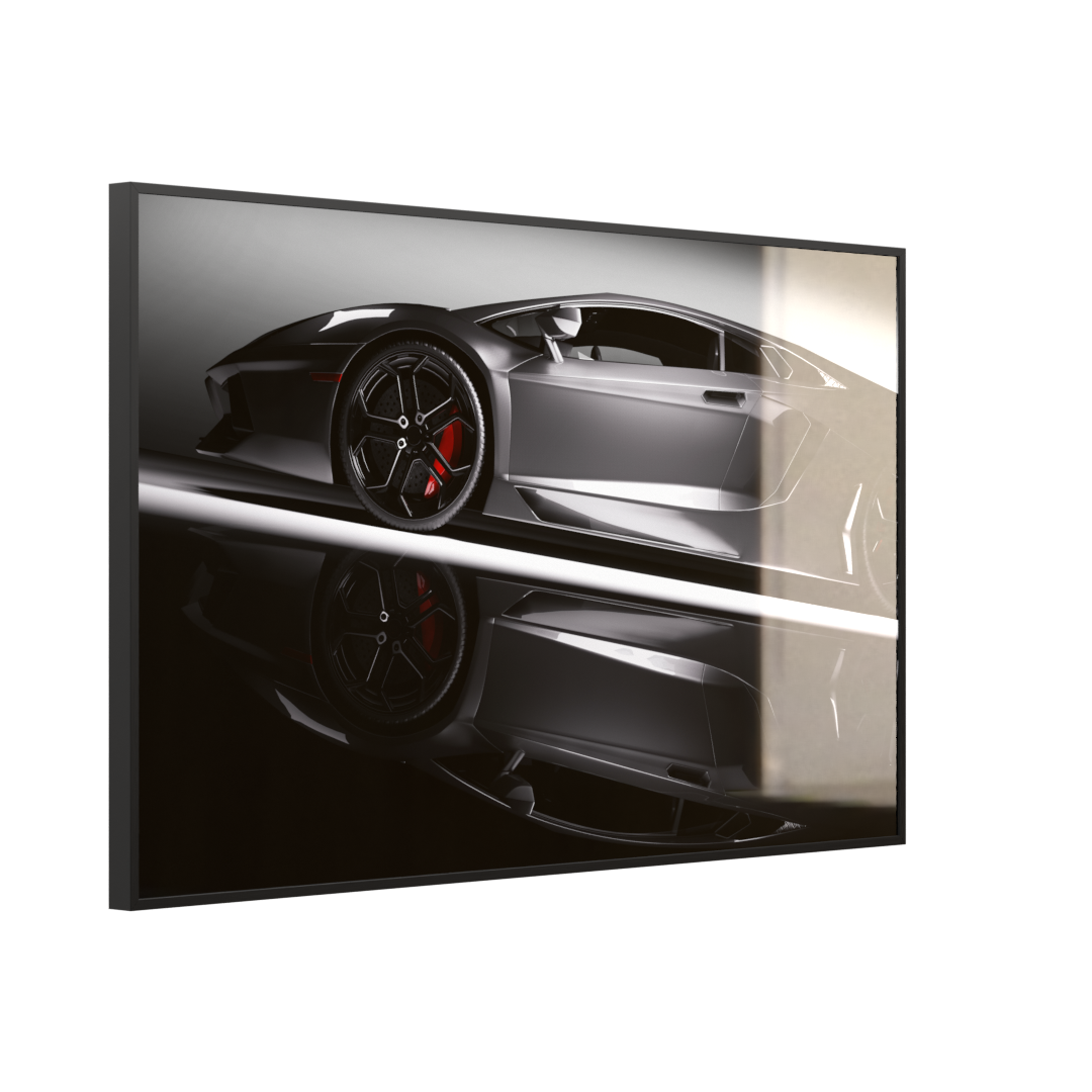 STEINFELD Glas Infrarotheizung 350-1200W Motiv 045 Sportwagen