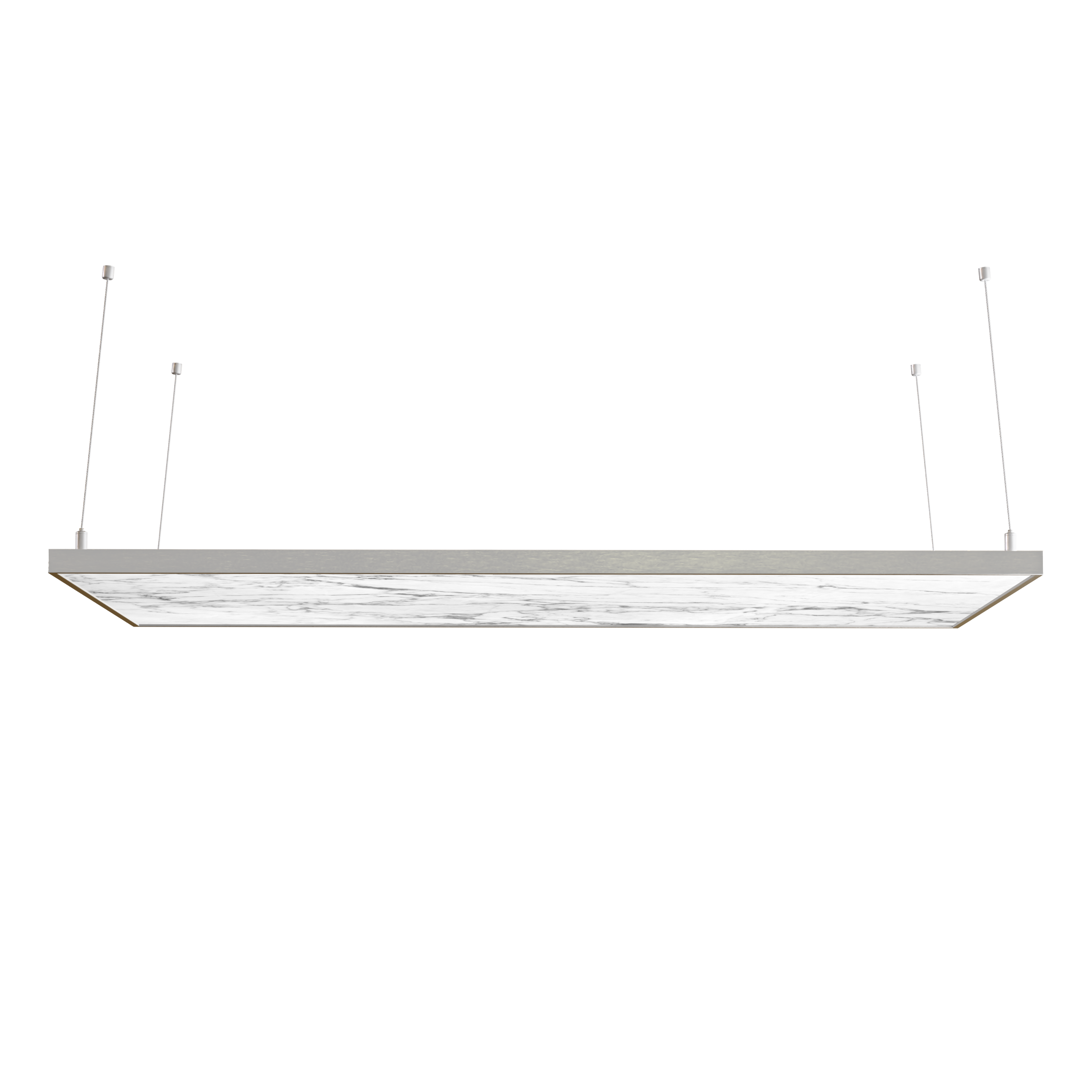 STEINFELD Decken Infrarotheizung 350-1200W Motiv 068 Marmor Weiß