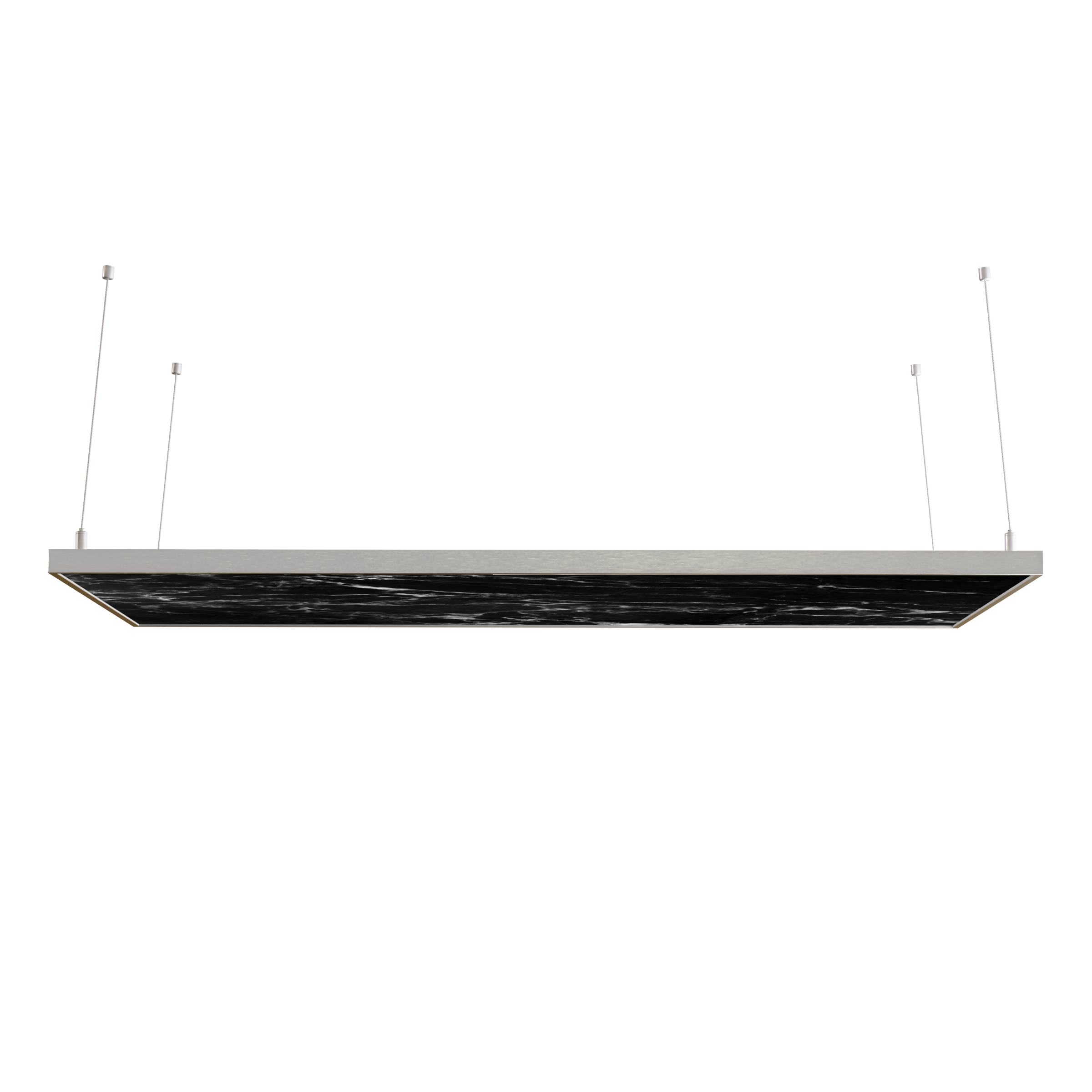 STEINFELD Decken Infrarotheizung 350-1200W Motiv 069 Marmor Schwarz